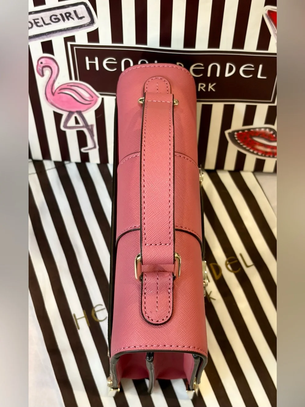 NWT HENRI BENDEL Pink Trunk Crossbody Bag Hard to find and limited edition💖